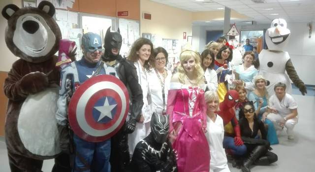 Arrivano i supereroi nella Pediatria di Lucca