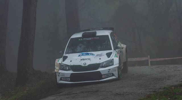 Umberto Scandola chiude in testa la prima tappa  del Ciocchetto Rally Event