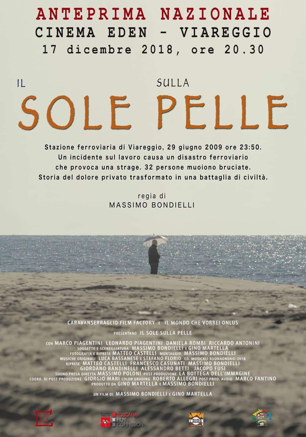 Il sole sulla pelle, anteprima a Viareggio