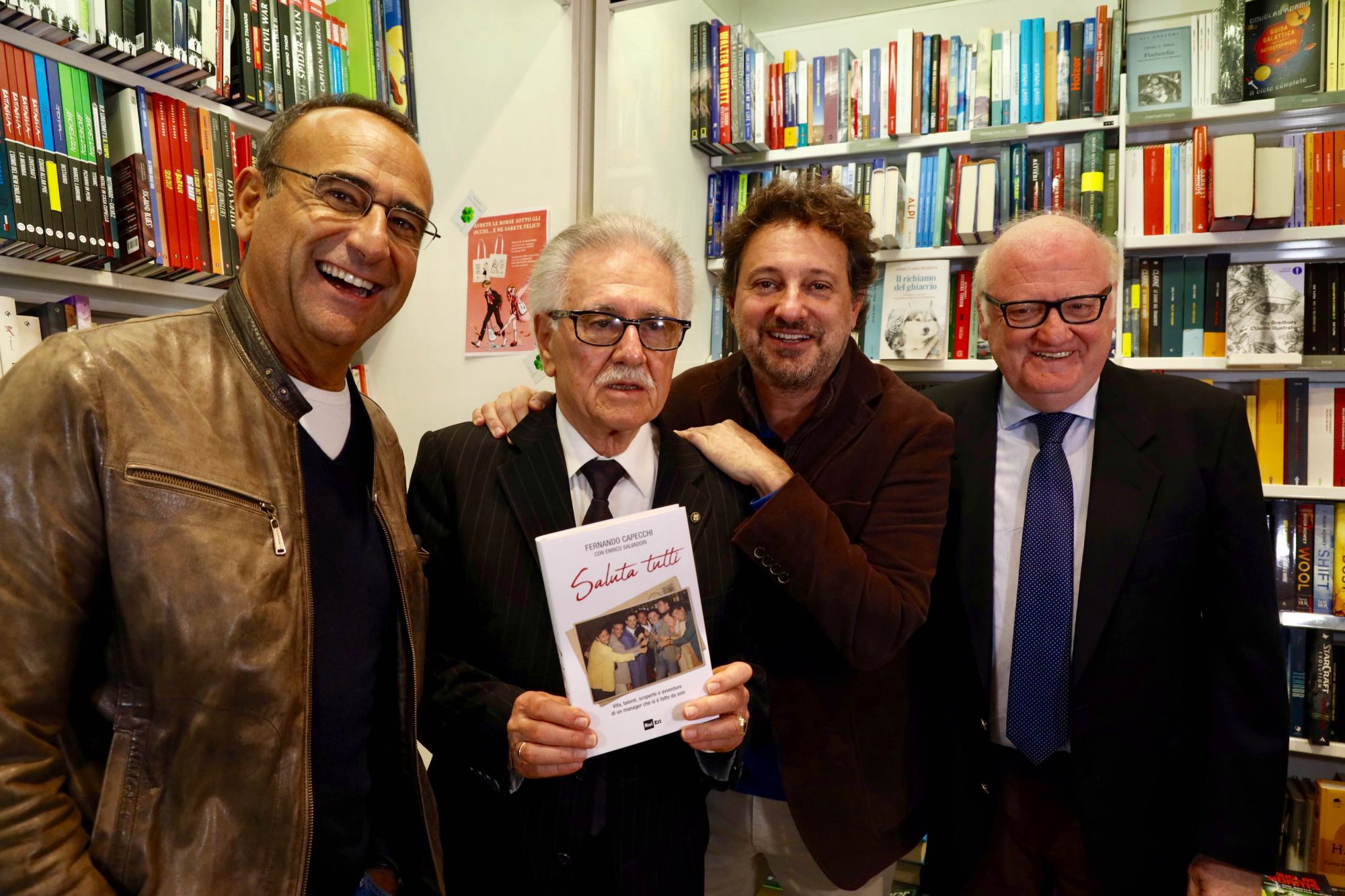 Il libro “Saluta tutti” scritto da Fernando Capecchi ed Enrico Salvadori all’Esplanade