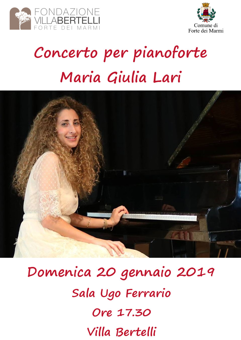 Concerto per pianoforte con Maria Giulia Lari a Villa Bertelli