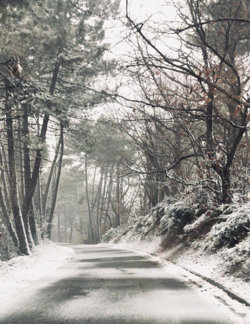 Neve d’aprile, il monte Amiata si sveglia imbiancato (VIDEO)