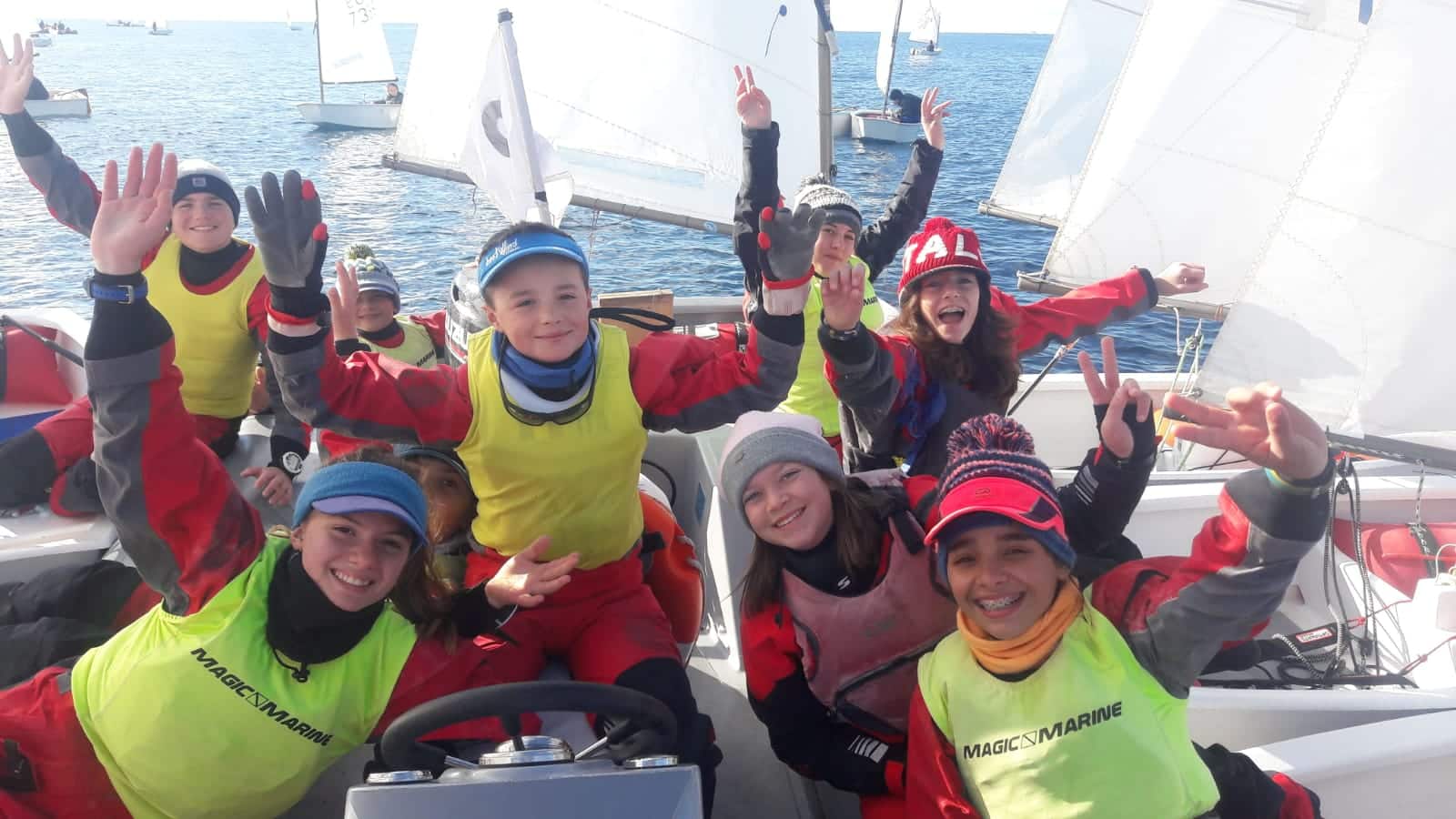 Il team della Scuola Vela Mankin ancora sul podio