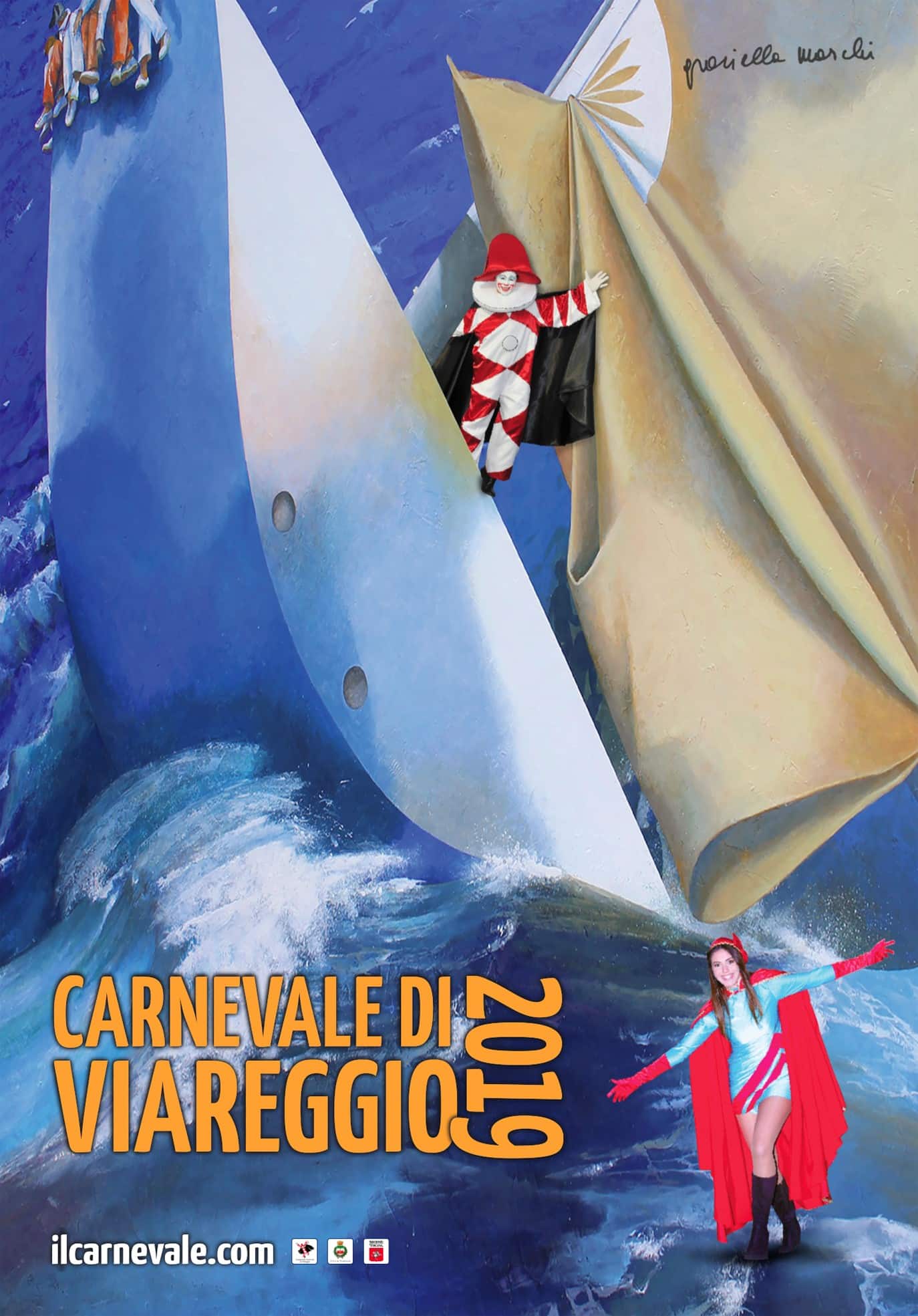 Presentato il manifesto d’autore del Carnevale di Viareggio 2019