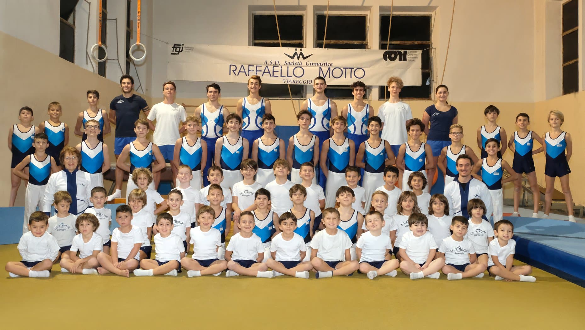 Medaglie a raffica per la sezione maschile della Ginnastica Motto