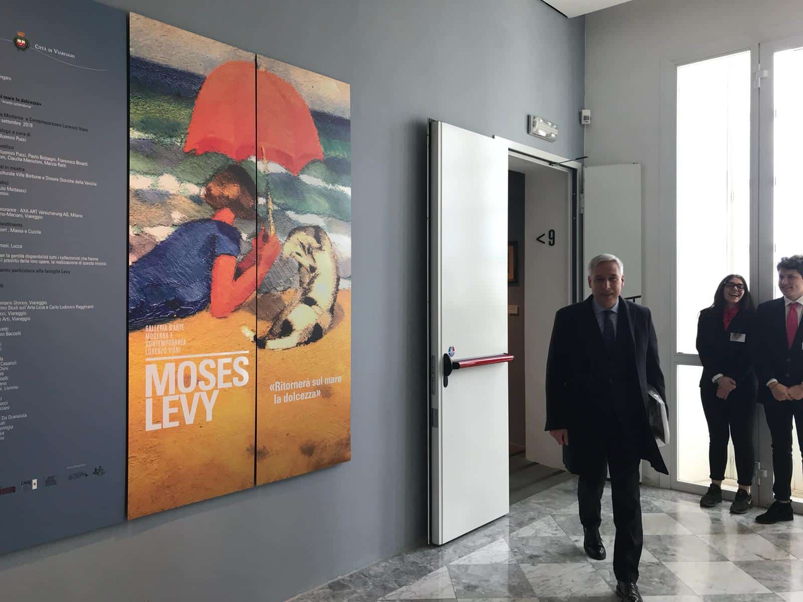 Successo di pubblico all’inaugurazione della mostra di Moses Levi