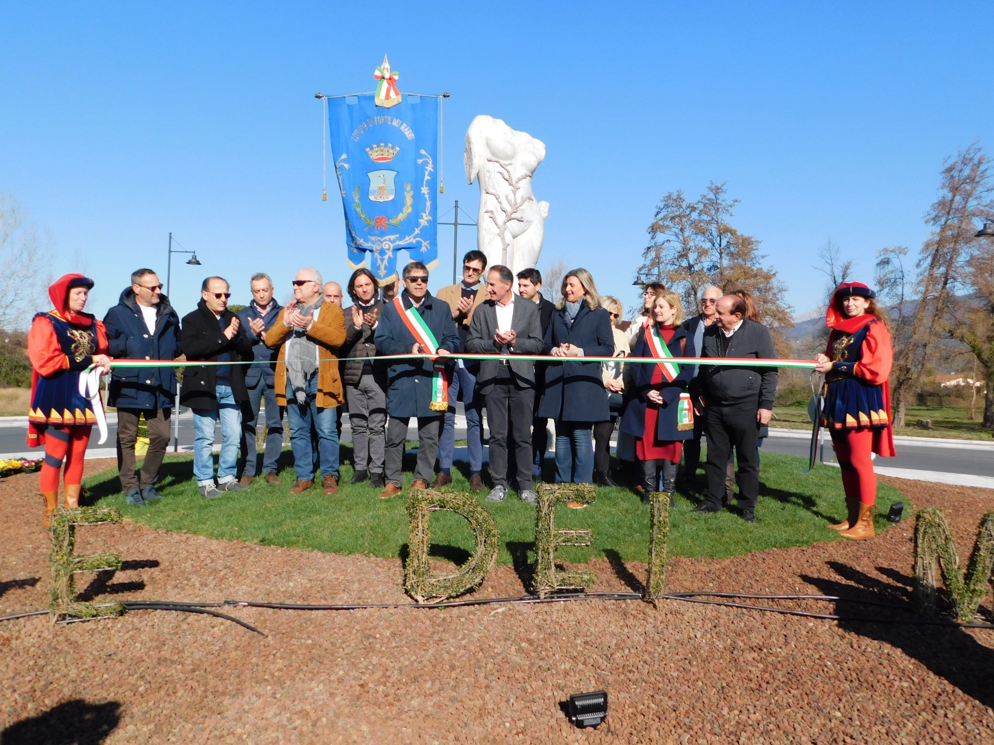 Inaugurazione della rotonda di via XX Settembre