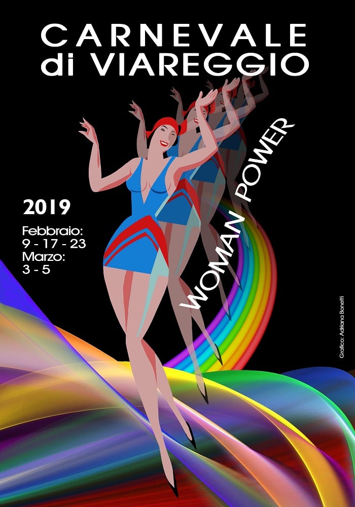 Brindisi e musica per il Carnevale di Viareggio 2019 la sera di venerdì 8 febbraio