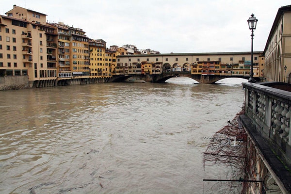 Si tuffa in Arno per fuggire, salvato da un poliziotto esperto pallanuotista