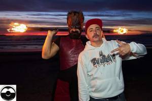 video backstage Resa e Massimo pugno di fuoco della compagnia Ignes Fatui