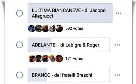 Carri di prima categoria, nel podio del popolo web vince &#8220;L&#8217;ultima Biancaneve&#8221;