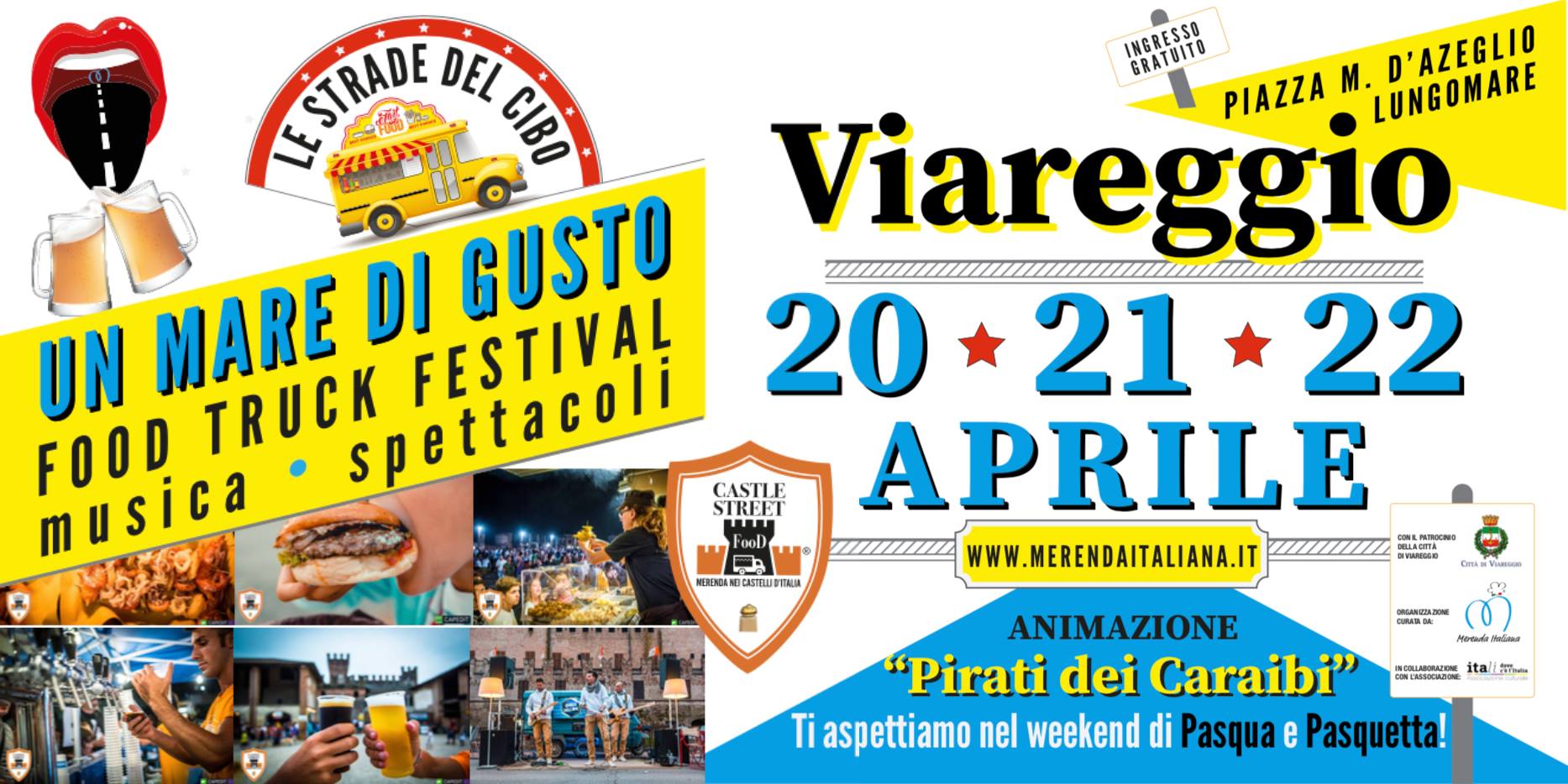 Viareggio Street Food – Un mare di gusto: appuntamento a Pasqua