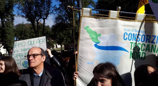 Sciopero globale per il clima, anche il Consorzio stamani in piazza al fianco dei giovani manifestanti