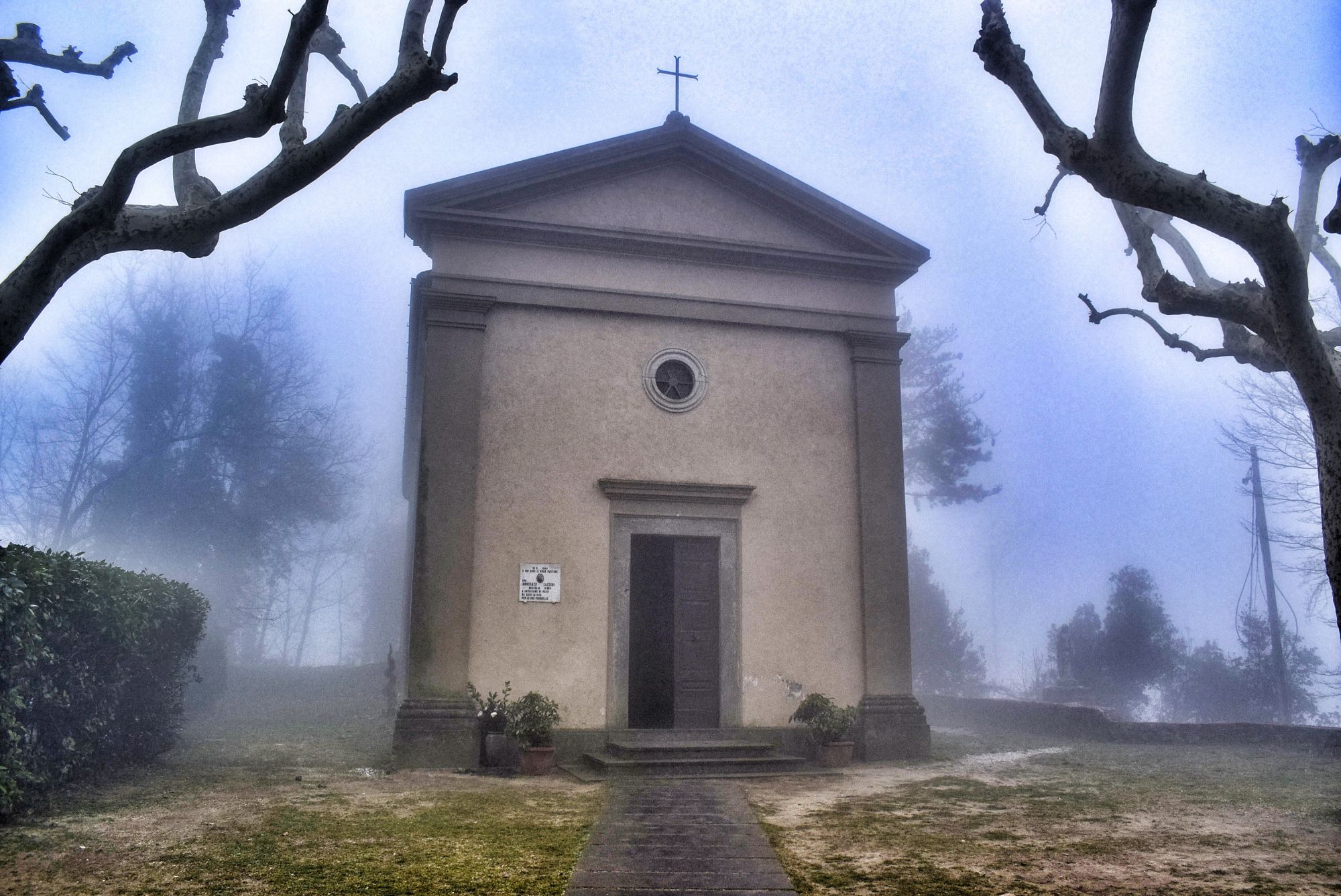 Nebbia su Sant’Anna