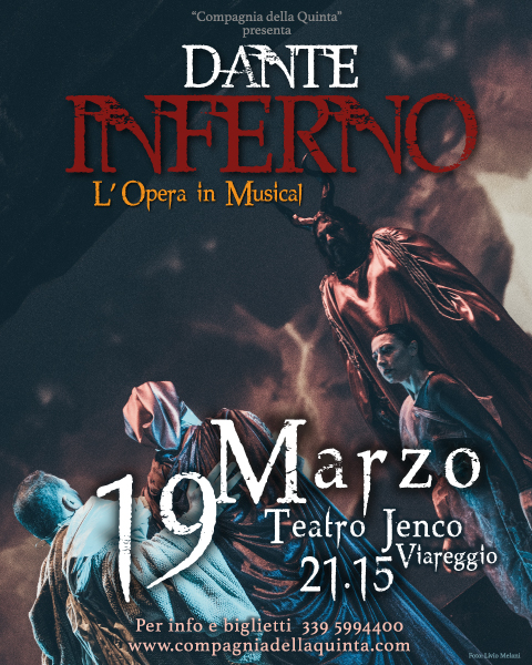 Dante inferno, al teatro Jenco arriva il musical sulla Divina Commedia