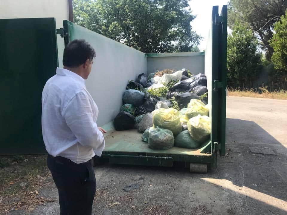 Raccolta del verde: attivato il punto di raccolta mobile al cimitero di Strettoia