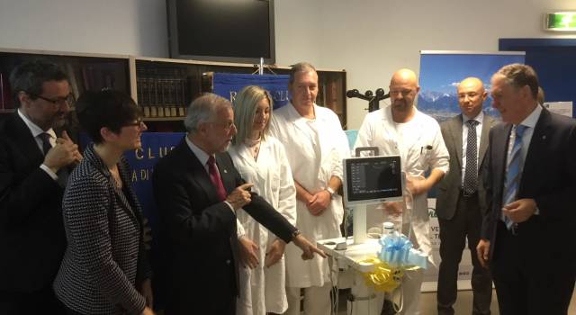Ospedale Versilia: il Rotary Club Viareggio dona un ecografo al Pronto Soccorso