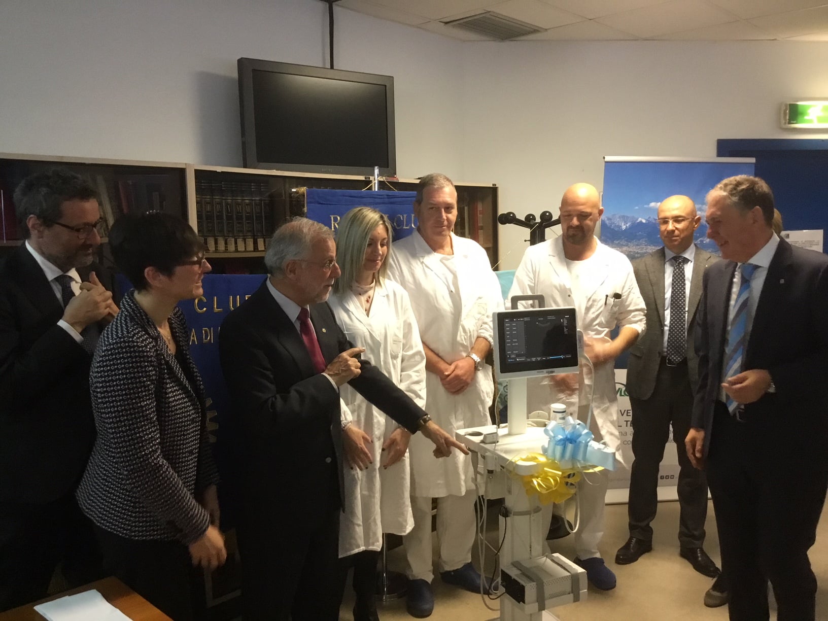 Ospedale Versilia: il Rotary Club Viareggio dona un ecografo al Pronto Soccorso