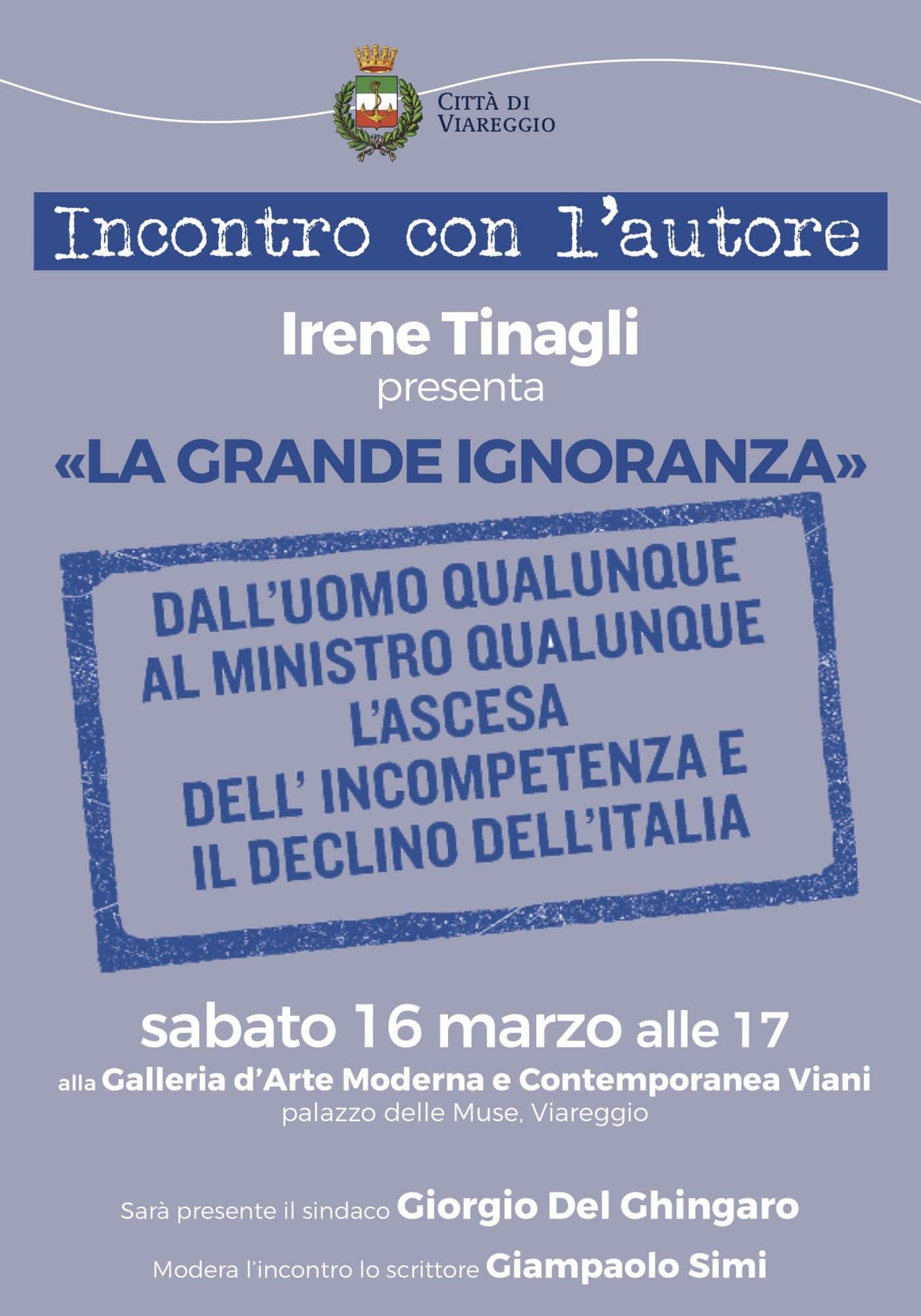 “La grande ignoranza”,  Irene Tinagli alla Gamc