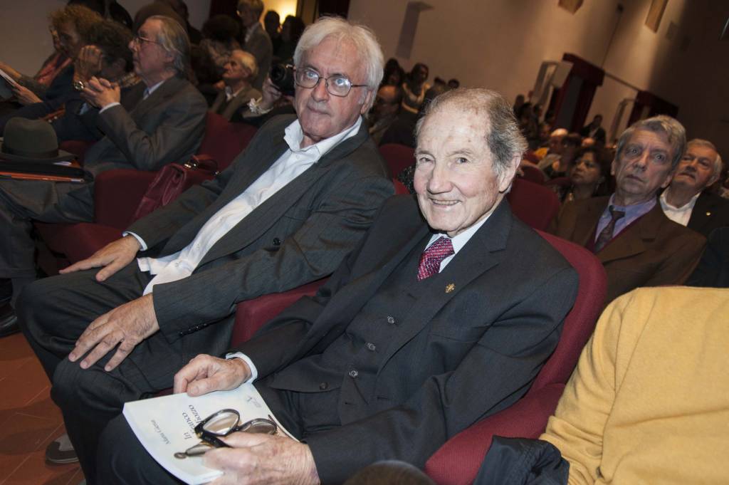 Lodovico Gierut con lo storico Carlo Pedretti 2015