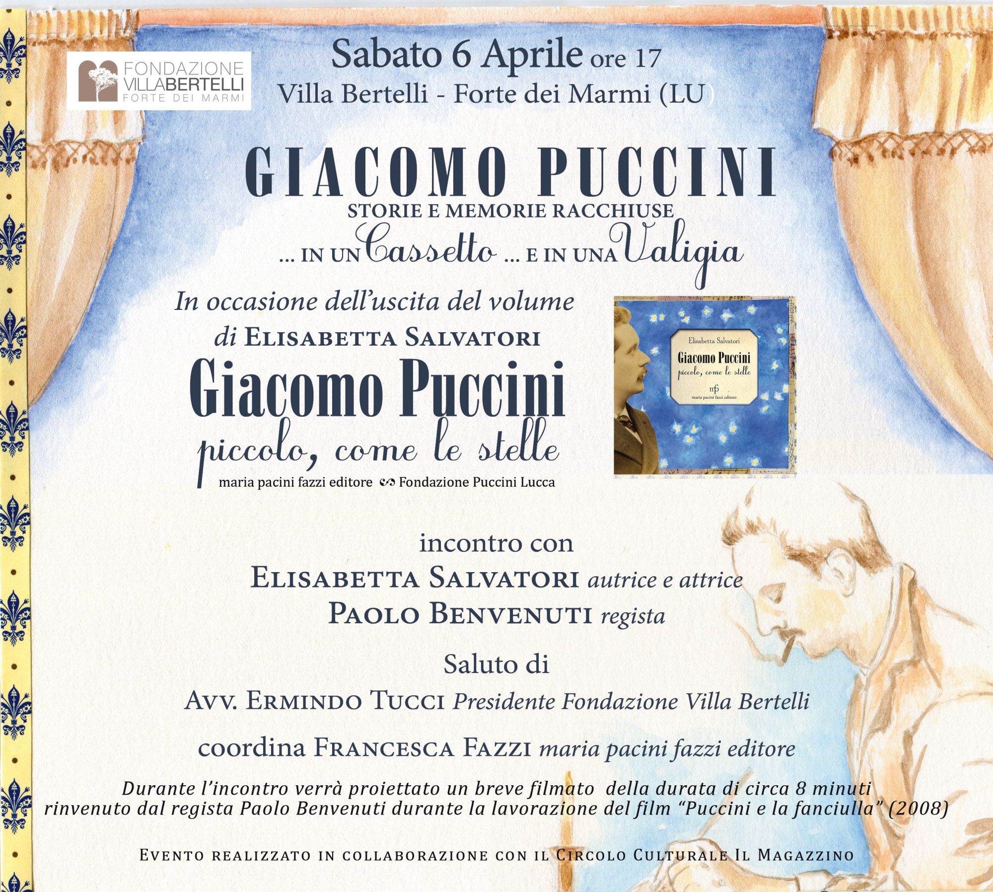 “Piccolo come le stelle”. La vita di Giacomo Puccini a Villa Bertelli