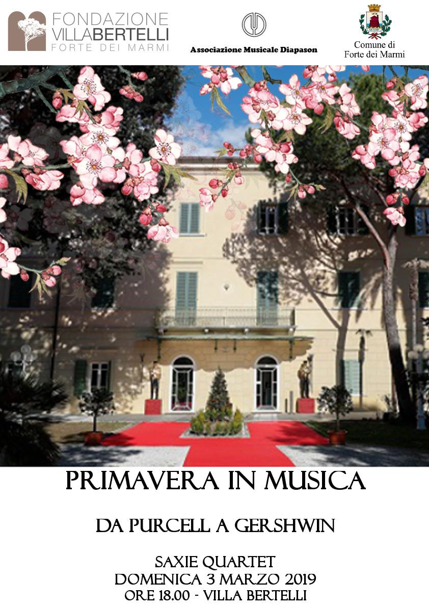 “Primavera in musica” a Villa Bertelli