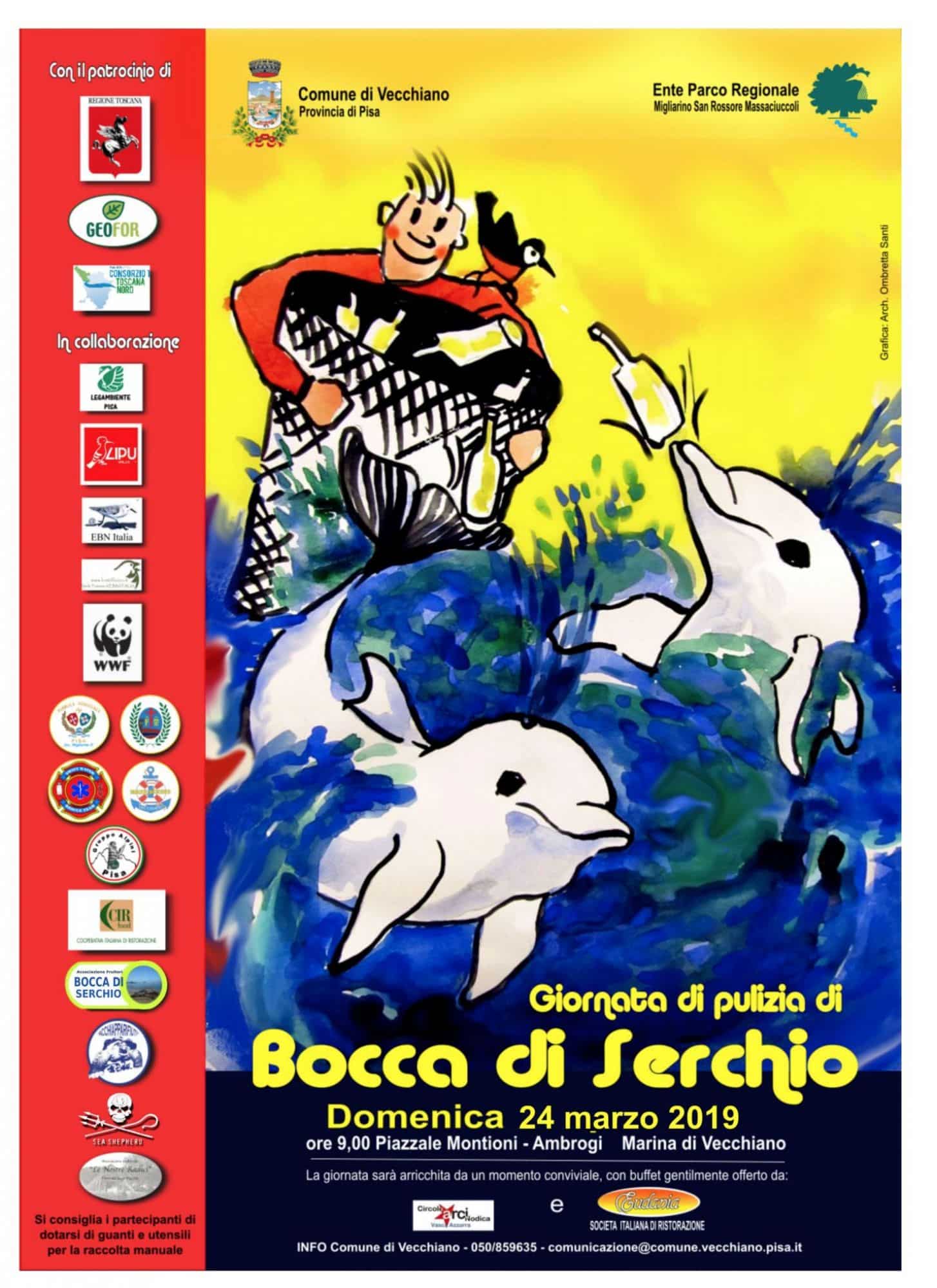 Domenica ecologica per pulire Bocca di Serchio