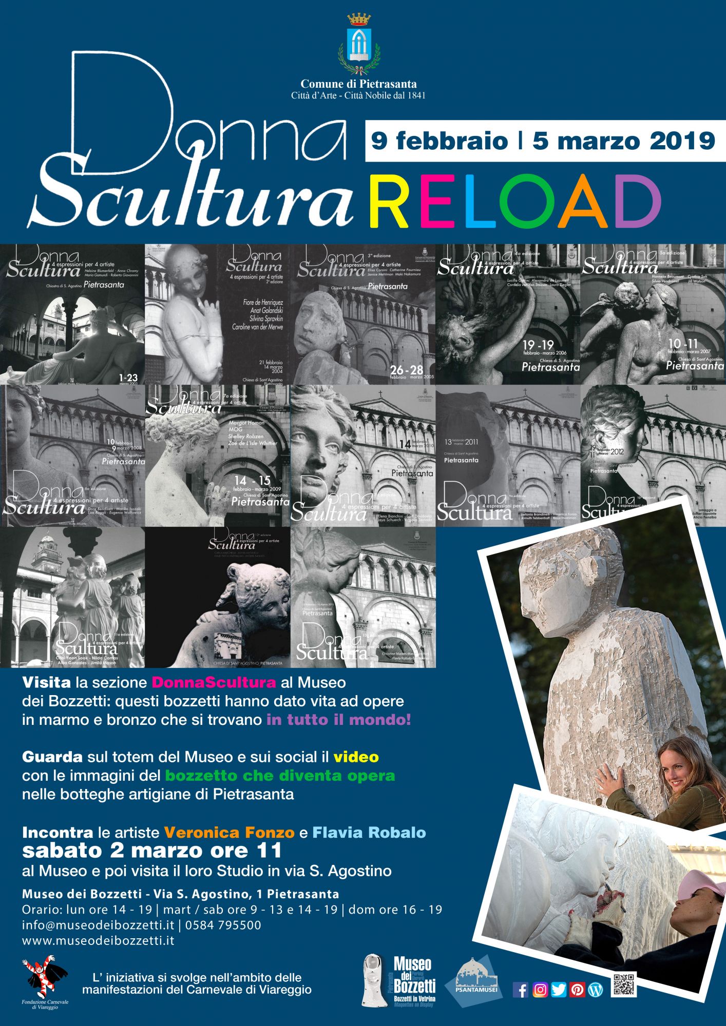 Donna Scultura reload, incontro con Fonzo e Robalo