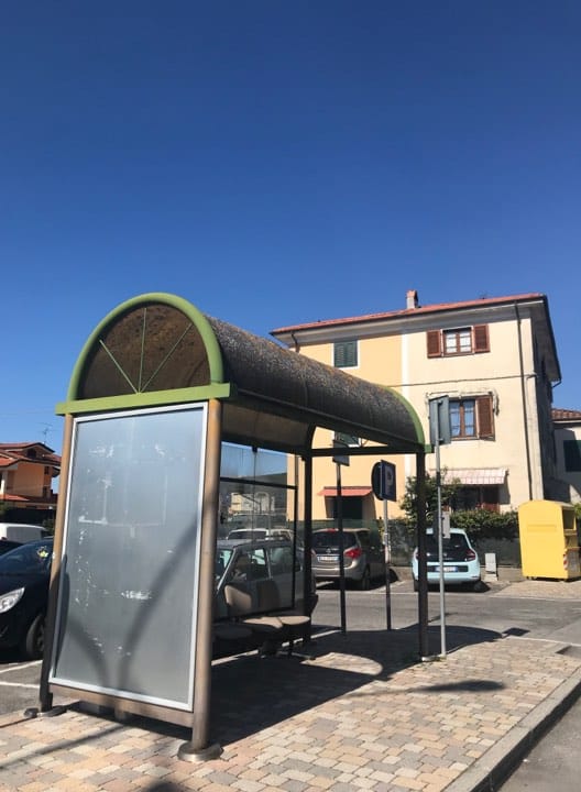 Lavori di riqualificazione delle pensiline degli autobus lungo la Sarzanese e sulla via di Montramito