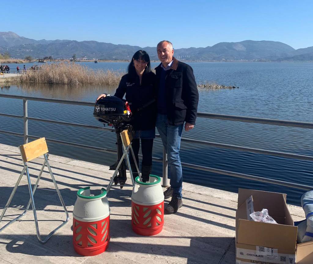 presentazione motore fuoribordo a GPL