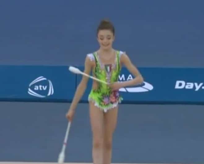 Sara Rocca brilla con la Nazionale Junior di ginnastica ritmica a Baku