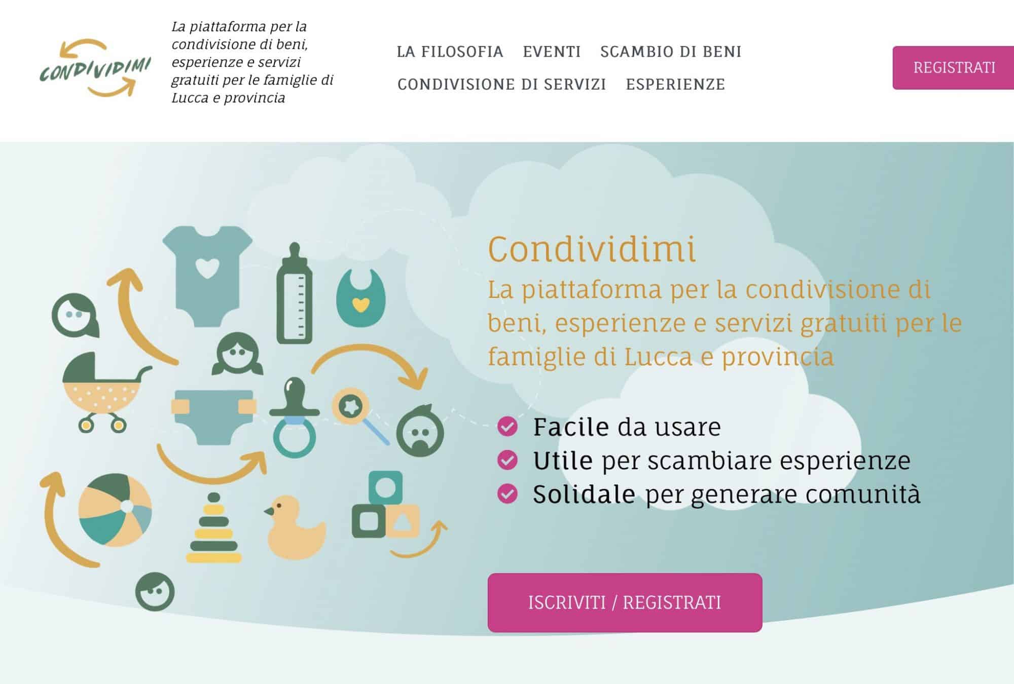 Condividimi, nasce la piattaforma di scambio servizi per l’infanzia