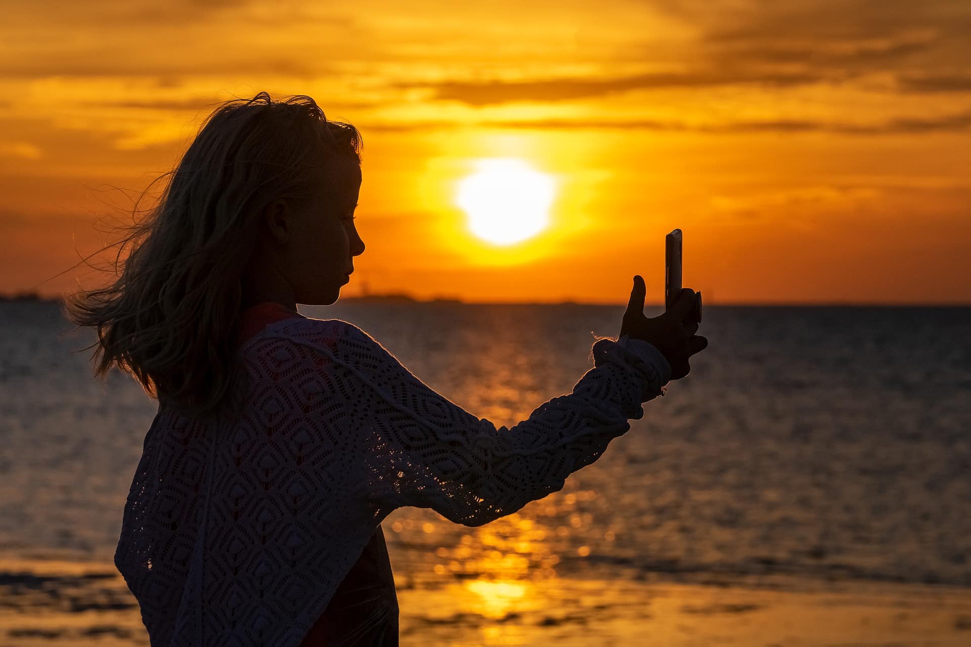 Selfie sul mare