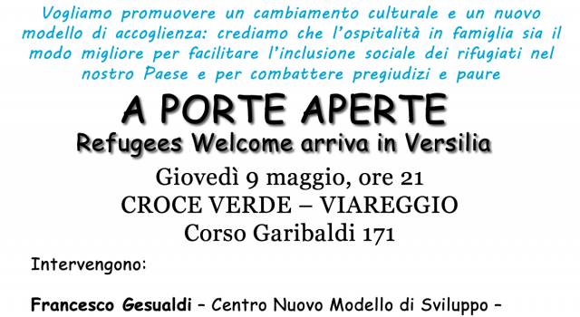 “A porte aperte – Refugees Welcome arriva in Versilia”, appuntamento alla Croce Verde di Viareggio