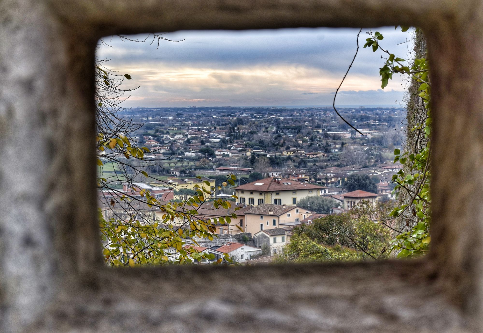 Pietrasanta vista dalla Rocca