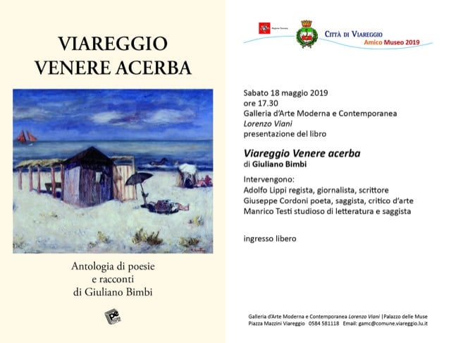 “Viareggio, Venere acerba”: la presentazione del libro alla Gamc