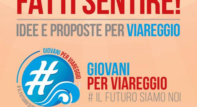 Giovani per Viareggio, il 1 giugno la presentazione e l&#8217;assemblea pubblica
