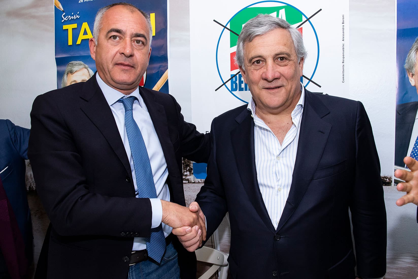 TAJANI: “Una rivoluzione pacifica in Europa e a Massarosa”