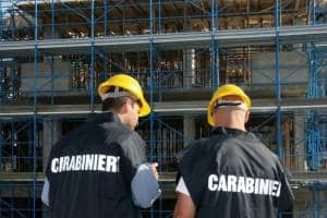 carabinieri Ispettorato cantiere