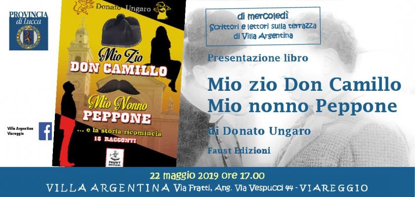 A Villa Argentina “rivivono” Peppone e Don Camillo  nei 18 racconti di Donato Ungaro