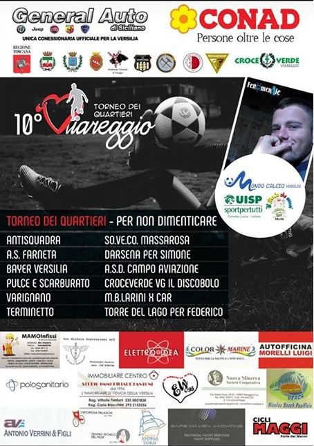 Torneo dei Quartieri, ecco il calendario delle gare