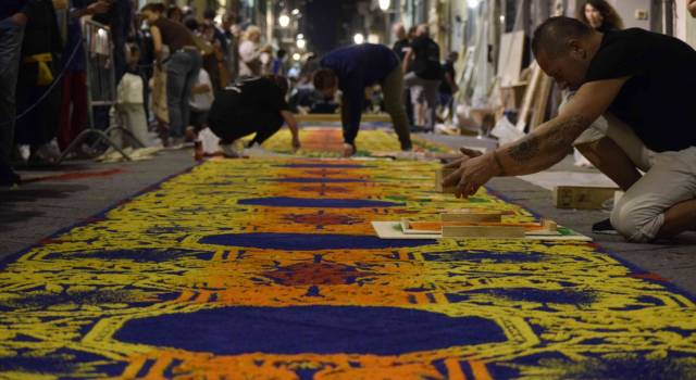 I tappeti di segatura di Camaiore a Barcellona