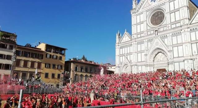 8 cacce a 2: i Rossi di Santa Maria Novella vincono il Calcio in Costume 2019