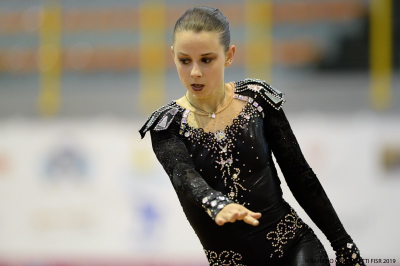 Pattinaggio, Rebecca Vizzoni domina nel singolo femminile junior