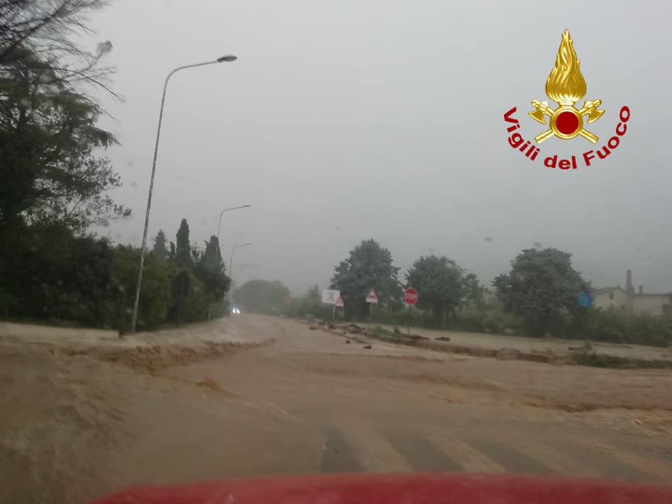 Maltempo, dichiarata l’emergenza nazionale: 5 milioni per la Toscana