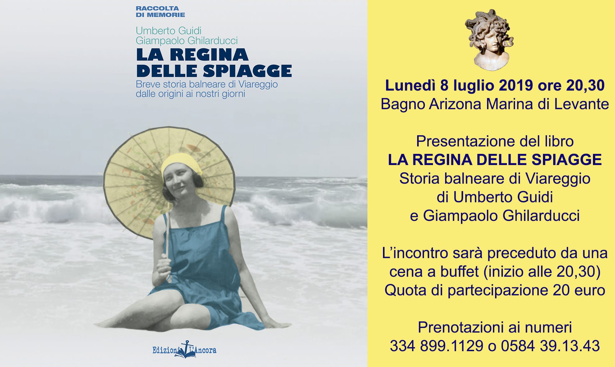 La storia balneare di Viareggio: il libro al bagno Arizona