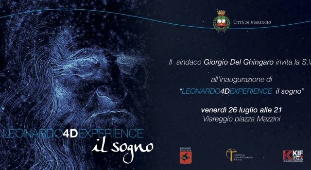 Viareggio celebra Leonardo da Vinci, in scena in piazza Mazzini