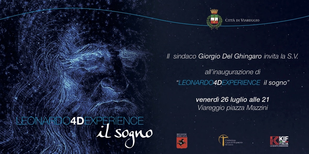 Viareggio celebra Leonardo da Vinci, in scena in piazza Mazzini