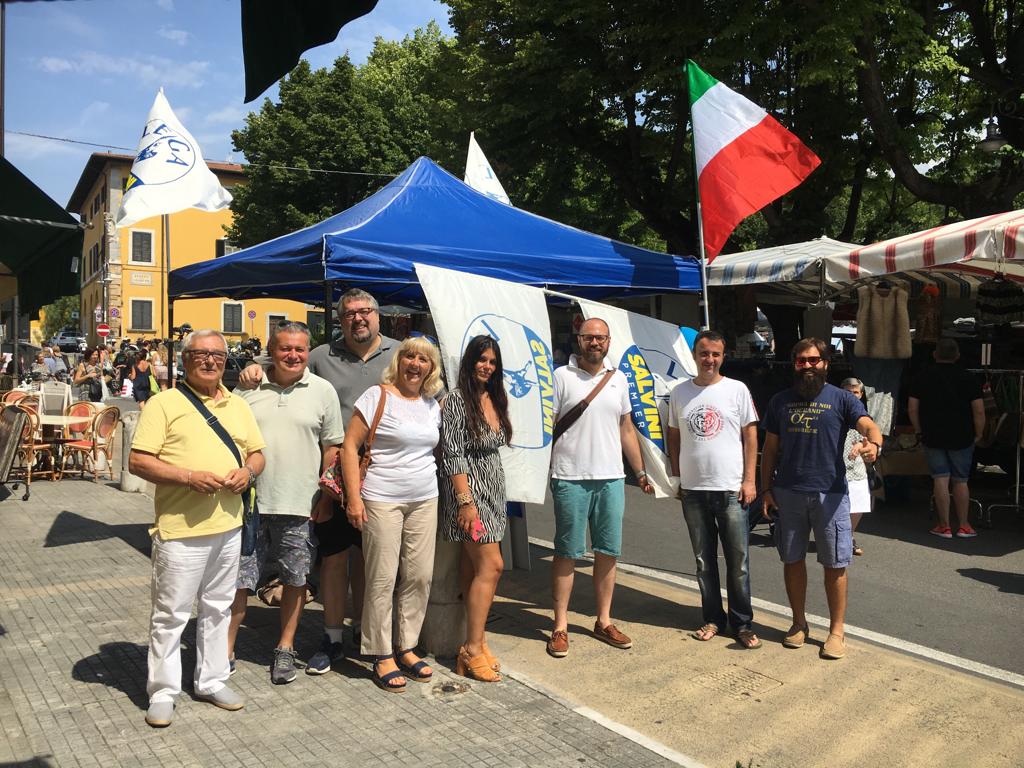 Gazebo della Lega a Seravezza