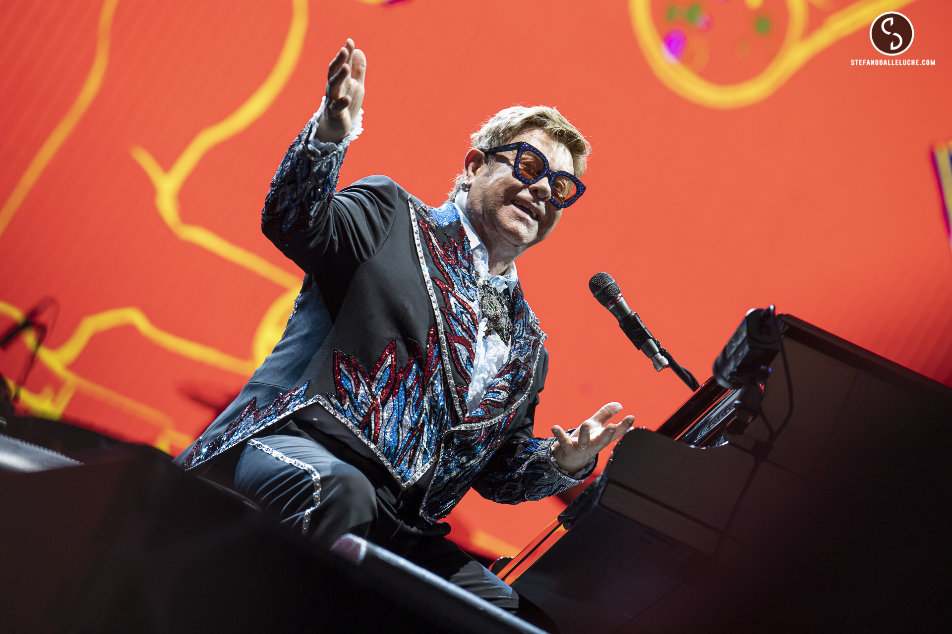 Elton John al Lucca Summer Festival (le foto)